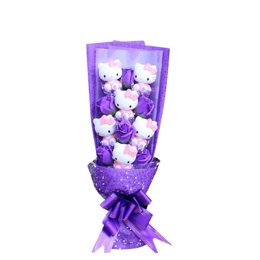 Hello Kitty Purple Lullaby Bouquet