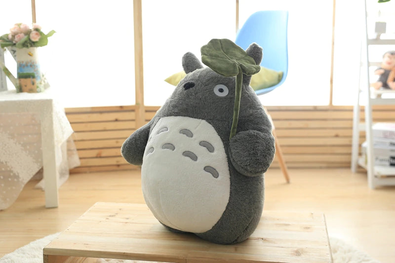 Totoro Lotus Leaf Plush