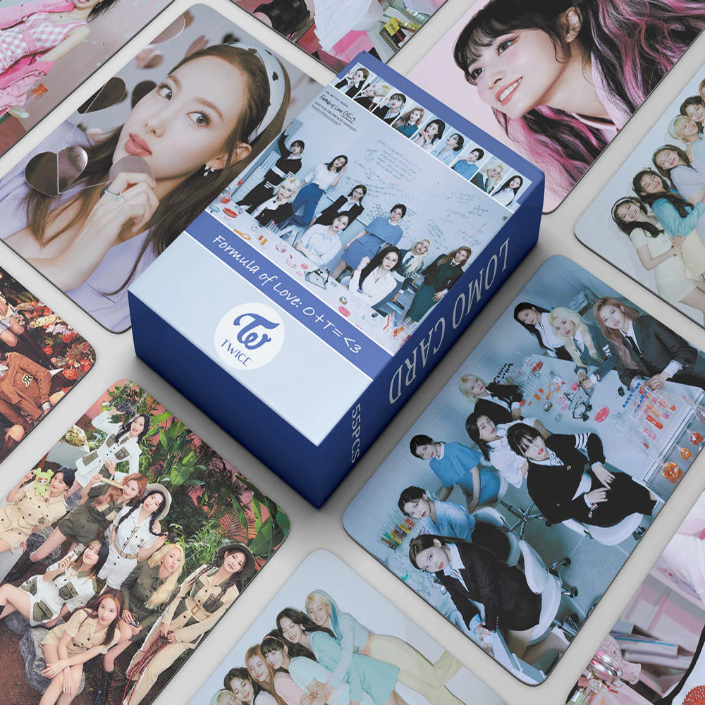 TWICE Formula of Love: O+T=<3 Lomo Cards