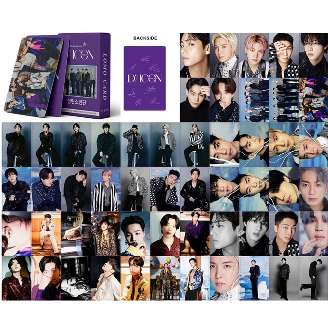 BTS DICON Lomo Cards